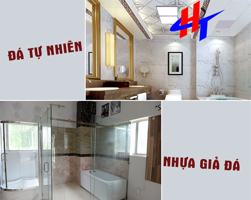 Lựa chọn tấm nhựa giả đá hay đá tự nhiên?